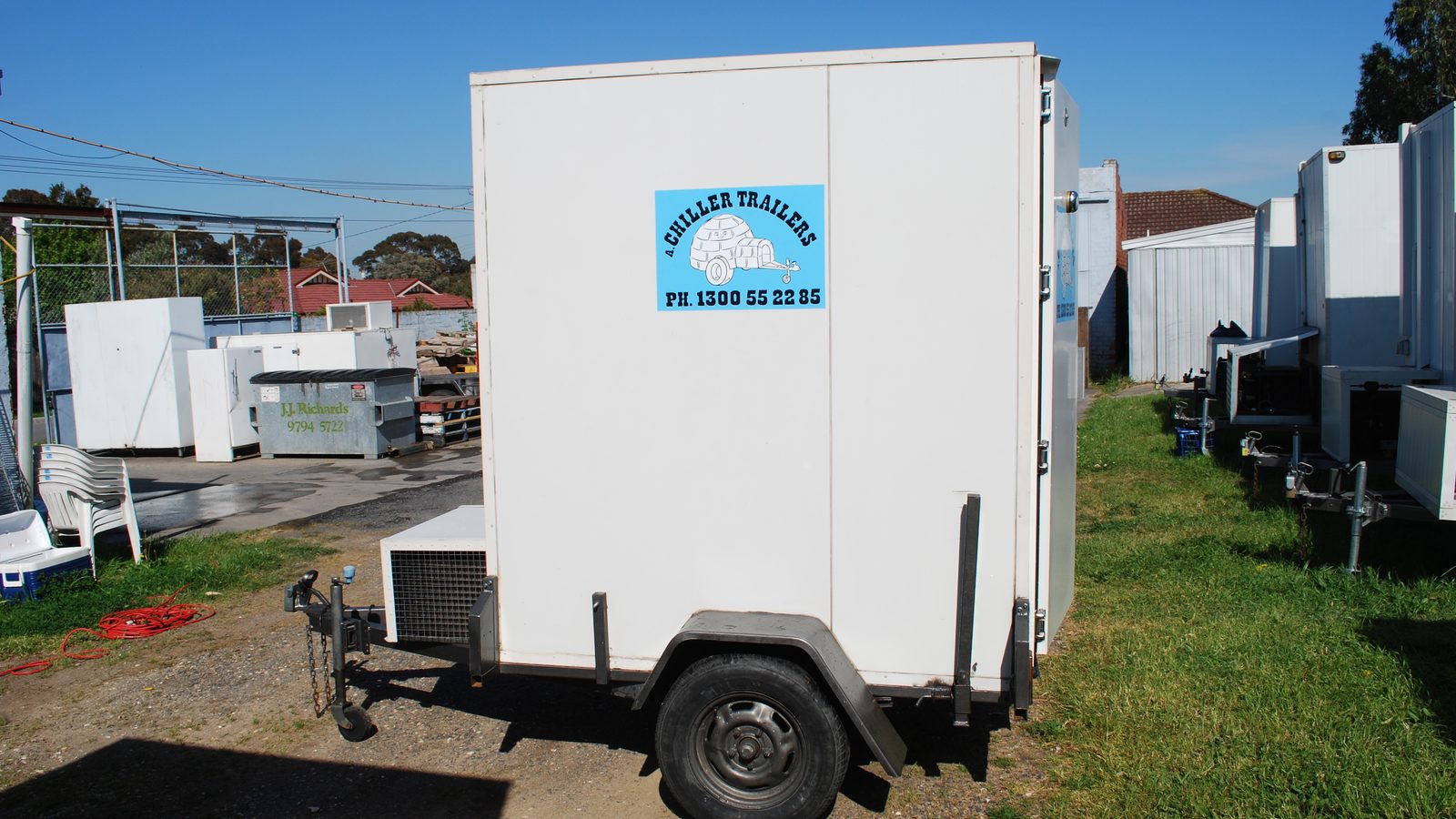 Chiller Trailers mobile cool room trailer ready for hire